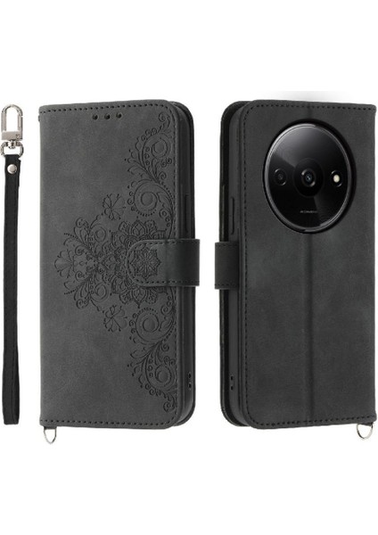 Xiaomi Redmi A3 Çoklu Kredi Kartı Yuvaları Için Flip Case Darbeye (Yurt Dışından)