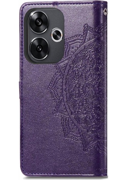 Xiaomi Poco F6 Deri Kılıf Için Flip Case Zarif Desen Kapak Çevirin (Yurt Dışından) fırsatları