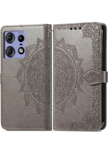 Motorola Kenar 50 Pro Basit Iş Darbeye Deri Için Flip Case (Yurt Dışından)