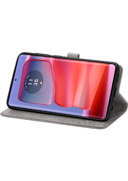 Motorola Kenar 50 Pro Basit Iş Darbeye Deri Için Flip Case (Yurt Dışından)