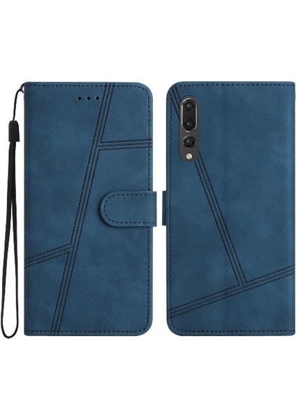 Huawei P20 Pro Için Flip Case Bilek Kayışı Cüzdan Pu Deri Kart Yuvaları Tam (Yurt Dışından) indirimleri
