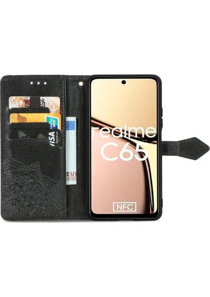 Realme C65 Için Flip Case Zarif Desen Basit Iş Kapak Kılıfı (Yurt Dışından) fırsatları