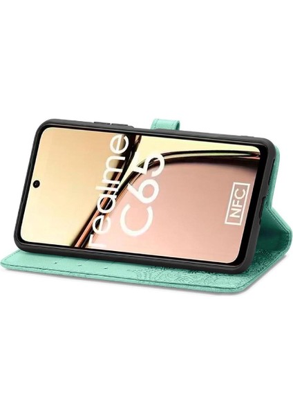Realme C65 Için Flip Case Zarif Desen Basit Iş Kapak Kılıfı (Yurt Dışından) fırsatları