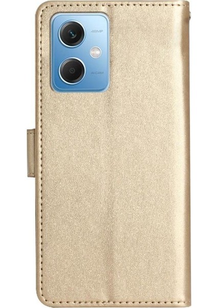 Xiaomi Redmi Not 12 Için Filp Durumda 5g Pu Deri Bilek Kayışı Kart Tutucu (Yurt Dışından)
