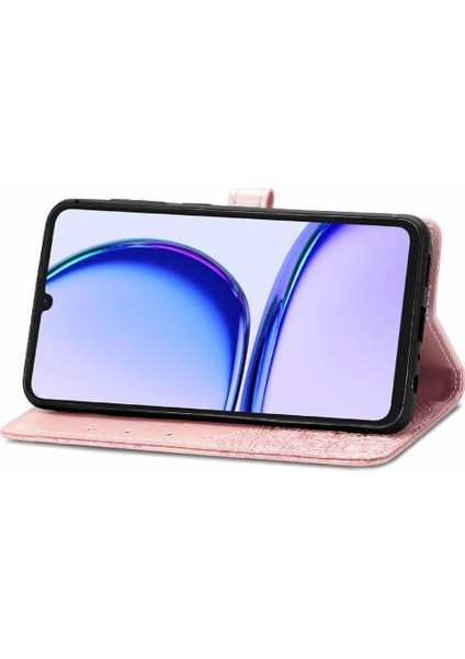 Realme Not 50 Için Flip Case Deri Kılıf Kapak Basit Iş (Yurt Dışından)