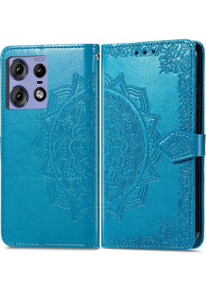 Motorola Kenar 50 Pro Basit Iş Darbeye Deri Için Flip Case (Yurt Dışından)