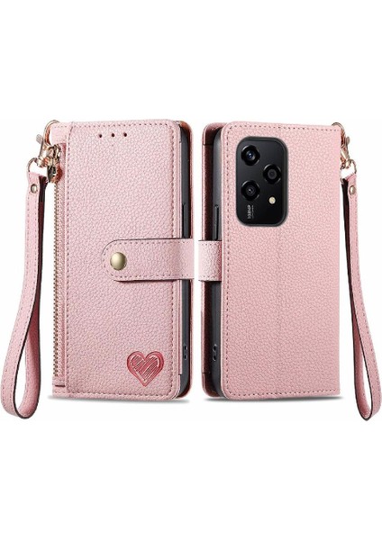 Onur 200 Lite Için Flip Case Fermuar Aşk Deri Kılıf Cüzdan Darbeye (Yurt Dışından)