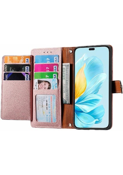 Onur 200 Lite Için Flip Case Fermuar Aşk Deri Kılıf Cüzdan Darbeye (Yurt Dışından)