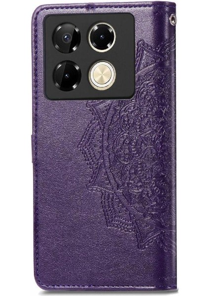 Infinix Not 40 Pro 4g Zarif Desen Basit Iş Için Flip Case (Yurt Dışından) fırsatları