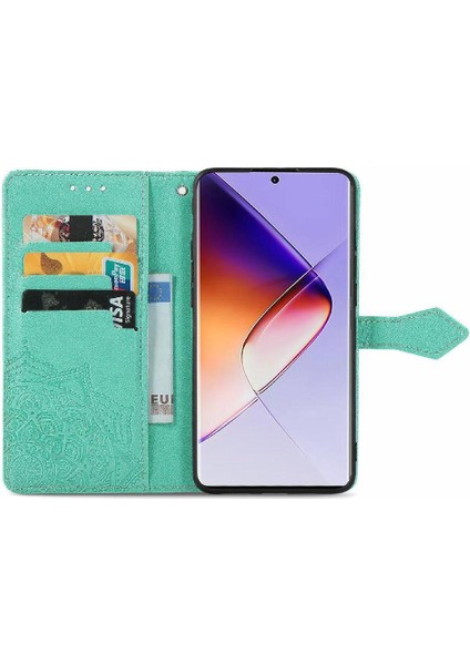 Infinix Not 40 Pro 4g Zarif Desen Basit Iş Için Flip Case (Yurt Dışından)