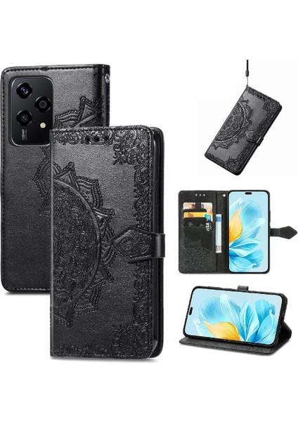 Onur Için Flip Case 200 Lite Deri Kılıf Kapak Kapak Zarif Desen (Yurt Dışından)