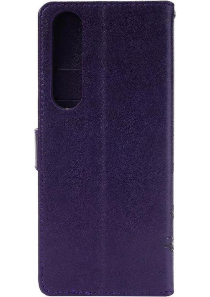 Sony Xperia 1 Iıı Için Filp Durumda Bilek Kayışı Pu Deri Manyetik Kapatma (Yurt Dışından) modelleri