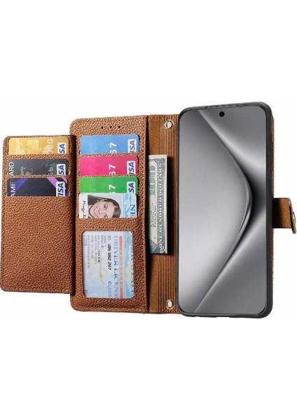 Huawei Pura 70 Pro Için Flip Case Artı Aşk Cüzdan Fermuar Darbeye Vaka (Yurt Dışından)