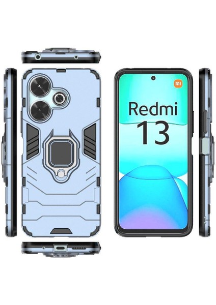 Xiaomi Redmi Için Kılıf 13 4g Askeri Damla Koruma 360&DEG; Dönen Halka (Yurt Dışından)