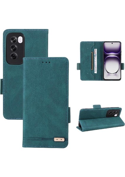 Toka Kapak Manyetik ile Oppo Oppo 12 Pro 5g Kickstand Için Flip Case (Yurt Dışından)