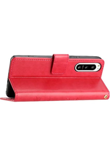 Sony Xperia 5 V Kickstand Kart Tutucu Için Filp Durumda Manyetik Kapatma Bilek (Yurt Dışından) fırsatları