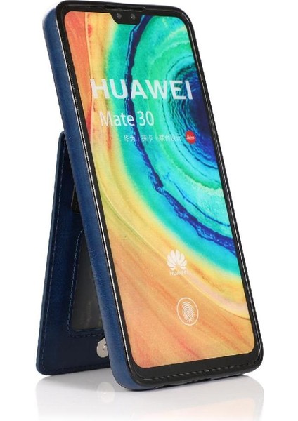 Manyi Mall Huawei Mate 30 Manyetik Toka Kickstand Kart Tutucu ile Uyumlu (Yurt Dışından)