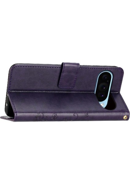 Google Pixel 9 Pu Deri Manyetik Kapatma Kickstand Kartı Için Filp Durumda (Yurt Dışından) indirimleri