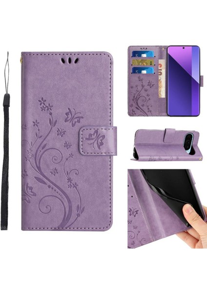 Google Pixel 9 Pu Deri Manyetik Kapatma Kickstand Kartı Için Filp Durumda (Yurt Dışından)