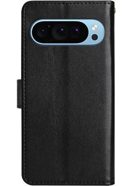 Google Pixel 9 Pu Deri Manyetik Kapatma Kickstand Kartı Için Filp Durumda (Yurt Dışından) indirimleri
