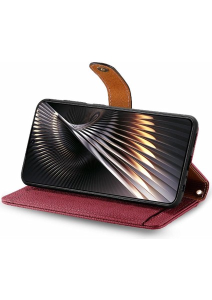 Xiaomi Poco F6 Cüzdan Fermuar Aşk Için Flip Case Darbeye Deri Kılıf (Yurt Dışından)