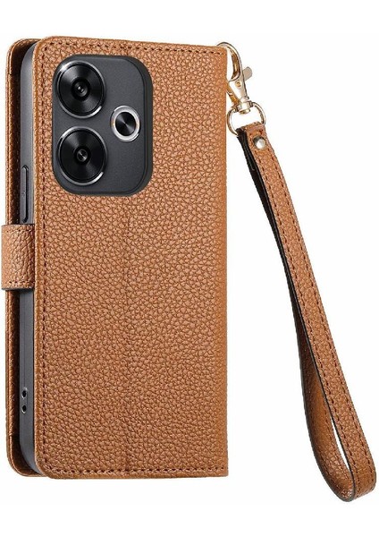 Xiaomi Poco F6 Cüzdan Fermuar Aşk Için Flip Case Darbeye Deri Kılıf (Yurt Dışından) modelleri