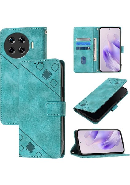 Tecno Spark 20 Pro Artı Kart Tutucu Manyetik Deri Cüzdan Flip Için Kılıf (Yurt Dışından)