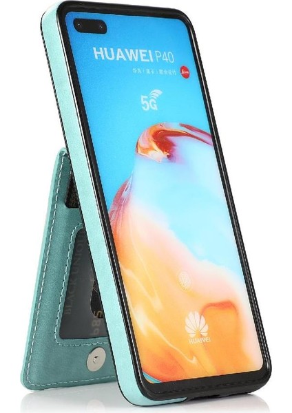 Huawei P40 Manyetik Toka Kickstand Vaka Cüzdan Kartı ile Uyumlu (Yurt Dışından) modelleri