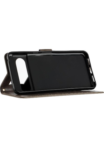 Google Pixel 8 Pro Bilek Kayışı Manyetik Kapatma Kickstand Pu Için Filp Durumda (Yurt Dışından) indirimleri