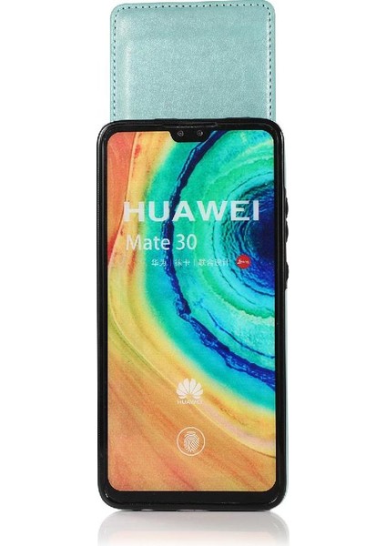 Huawei Mate 30 Manyetik Toka Kickstand Kart Tutucu ile Uyumlu (Yurt Dışından)