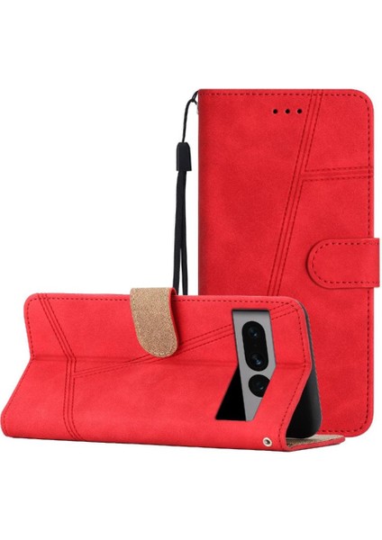 Google Piksel 7 Pro Için Flip Case Tam Koruma Cüzdan Pu Deri Kart (Yurt Dışından)