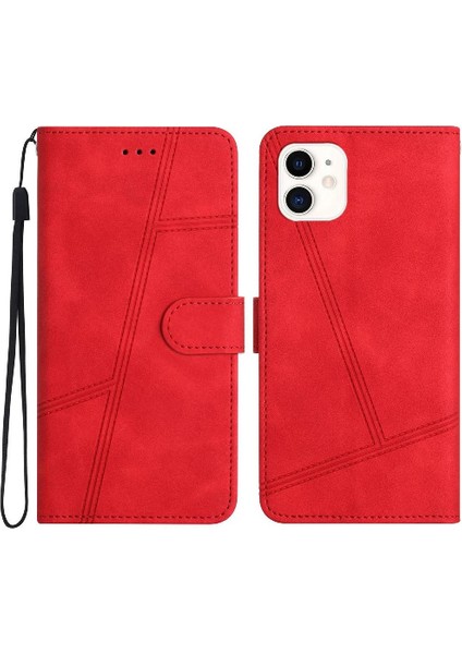 IPhone 12 Için Flip Case Mini Flip Folio Kart Yuvaları Tutucu Manyetik Cüzdan (Yurt Dışından)