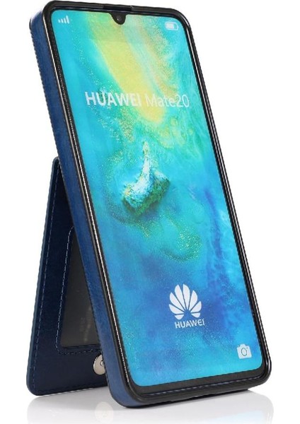 Kredi Manyetik Toka Kickstand ile Huawei Mate 20 Pro ile Uyumlu (Yurt Dışından)