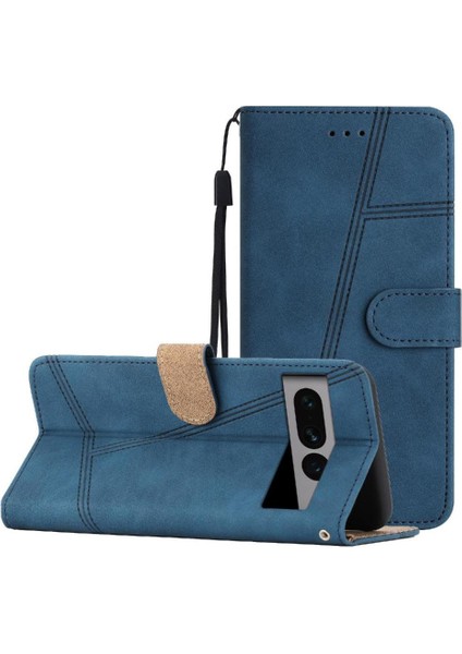 Google Piksel 7 Pro Için Flip Case Tam Koruma Cüzdan Pu Deri Kart (Yurt Dışından)