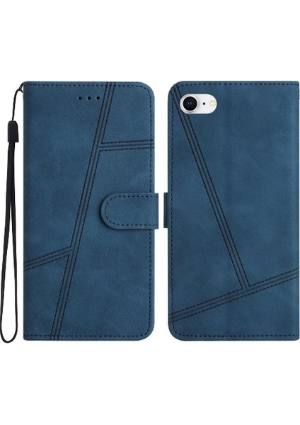 IPhone Se 2020/2022 Flip Folio Kart Yuvaları Için Flip Case Tutucu Manyetik Pu (Yurt Dışından)
