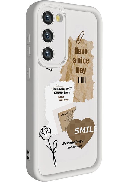 Galaxy S23 Kılıf Kamera Korumalı Baskılı Arka Yüzey Klas Kılıf