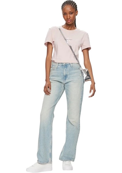 Kadın Mono Logolu Slim T-Shirt fiyatları