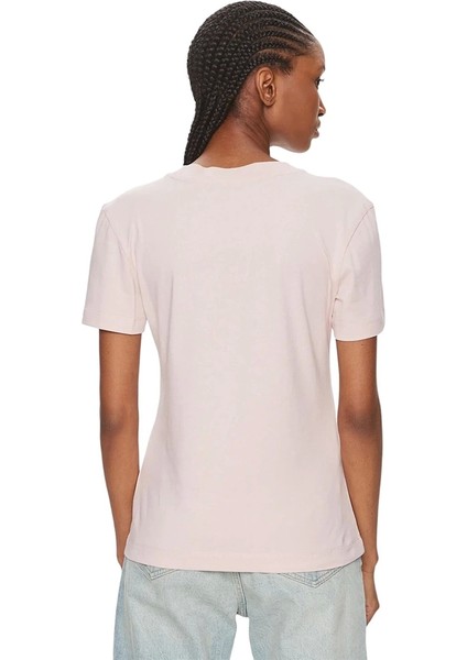 Kadın Mono Logolu Slim T-Shirt fırsatları