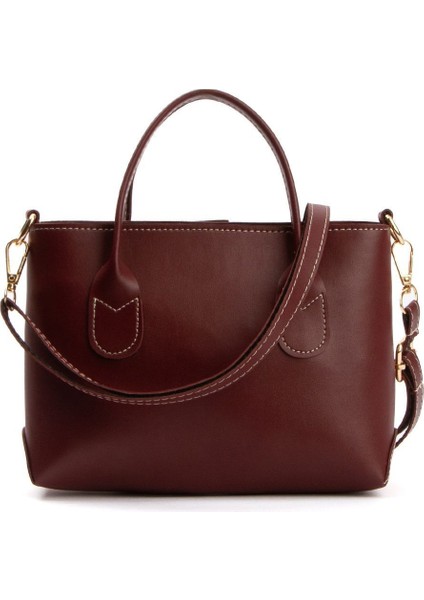 Mila Kadın Çapraz Ayarlanabilir Çıkarılabilir Askılı Fermuarlı Mini El Omuz Kol Çantası GY0010 Bordo fiyatları