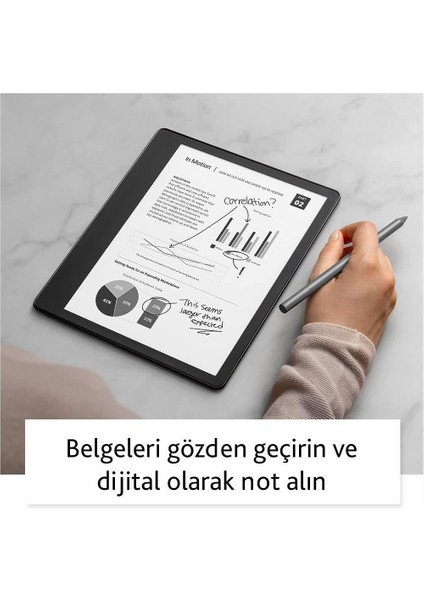 Kindle Scribe (2022) 16GB 10.2" Gri (W Premium Pen) fırsatları