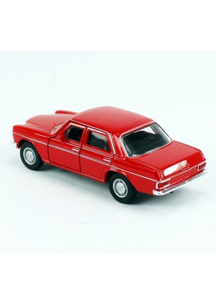 43686 1/34-1/39 Ölçek Mercedes Benz 220, Kırmızı, Çek-Bırak Mekanizmalı Oyuncak Metal Araba modelleri