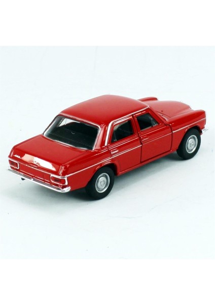 43686 1/34-1/39 Ölçek Mercedes Benz 220, Kırmızı, Çek-Bırak Mekanizmalı Oyuncak Metal Araba fırsatları