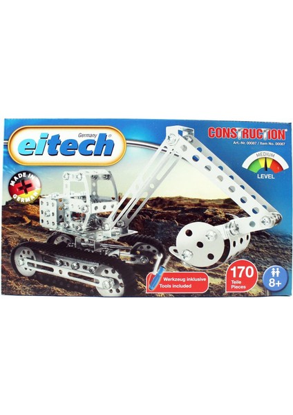 87 Exkavatör Metal Araç Kiti modelleri