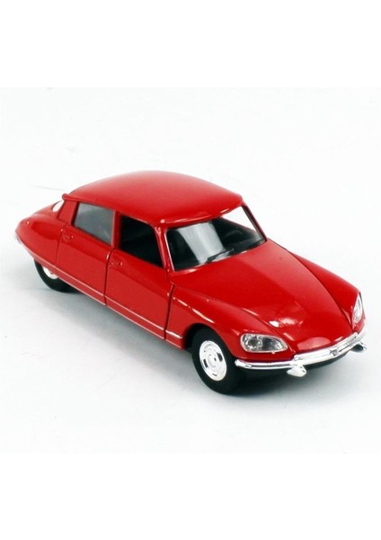 43764 1/34-1/39 Ölçek Citroen DS23, Kırmızı, Çek-Bırak Mekanizmalı Oyuncak Metal Araba