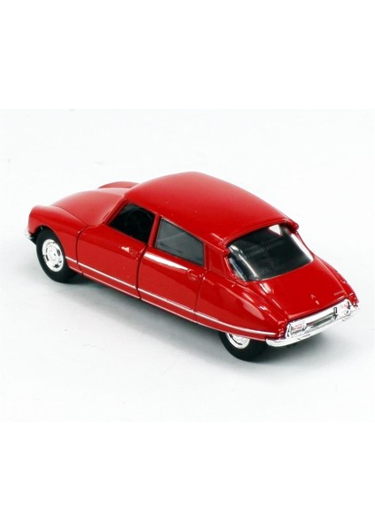 43764 1/34-1/39 Ölçek Citroen DS23, Kırmızı, Çek-Bırak Mekanizmalı Oyuncak Metal Araba