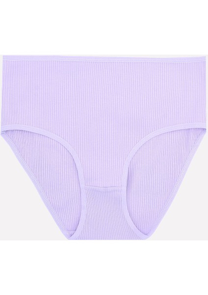 Ekru Lila Pembe 3lü Lazer Kesim Yüksek Bel Külot fiyatları