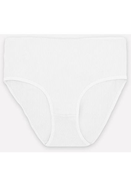 Ekru Lila Pembe 3lü Lazer Kesim Yüksek Bel Külot fırsatları