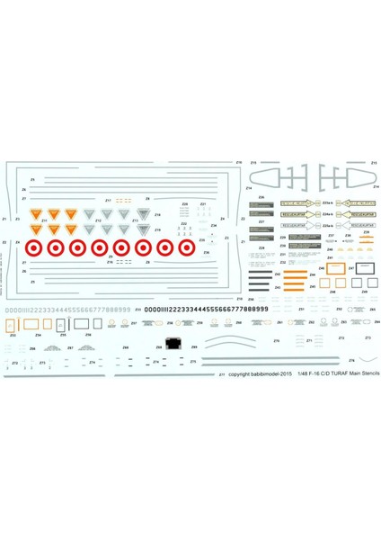 DBT01187 1/48 Öncel Filo, Dekal Çıkartma