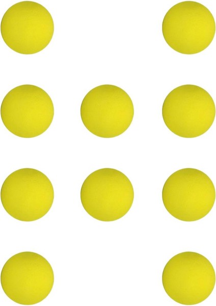10 Eva Golf Topları Sünger Ük Eğ Topları Tenis Uygulama Sarı (Yurt Dışından) indirimleri