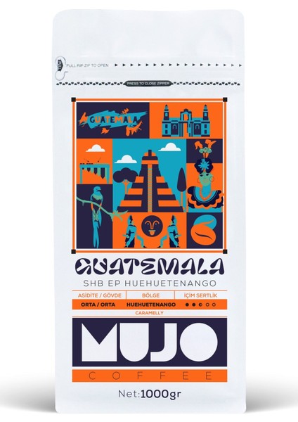 Guatemala Heuheutenango Shb Ep Çekirdek KAHVE-1000GR